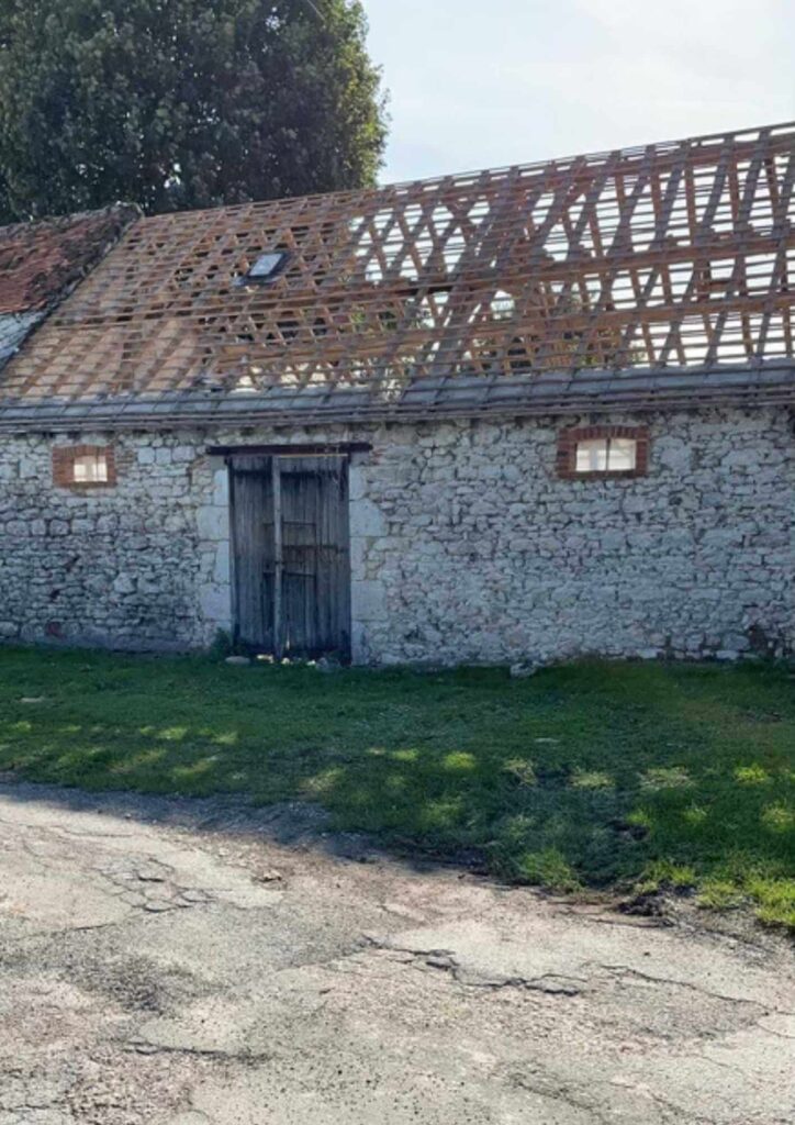 Rénovation du toit de notre gite de charme à Huisseau sur Mauves