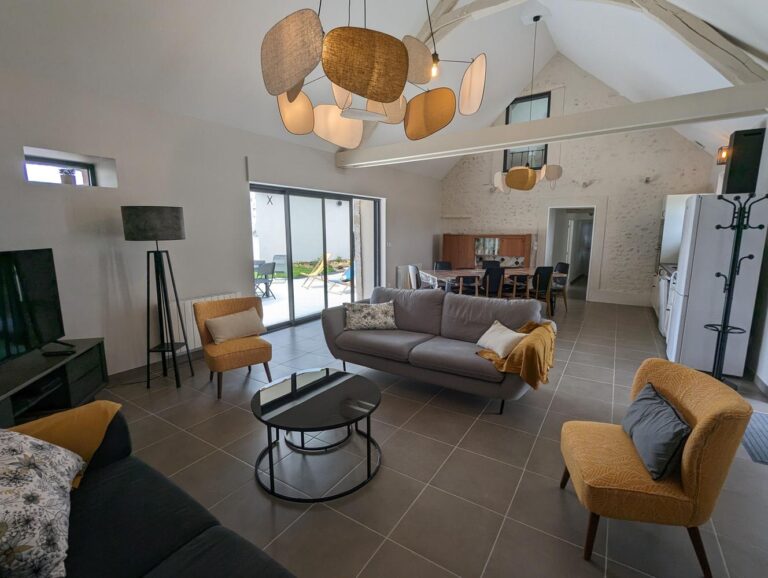 espace de vie au gite de groupe